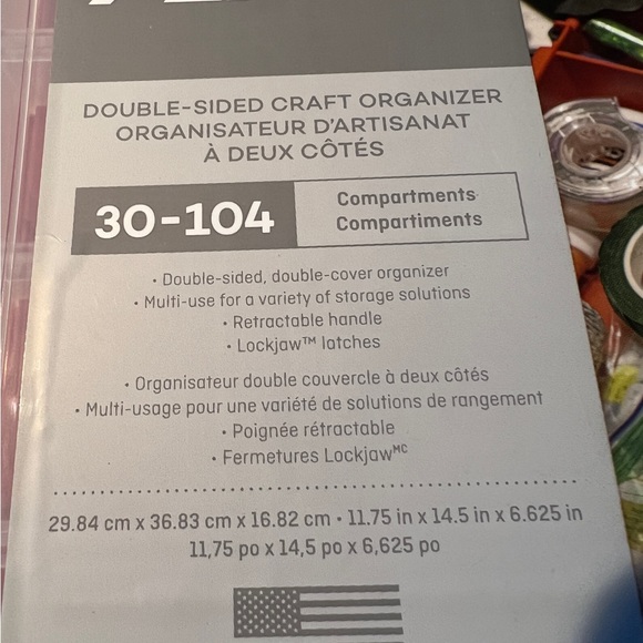 Craft or jewellery organizer - Picture 3 of 5